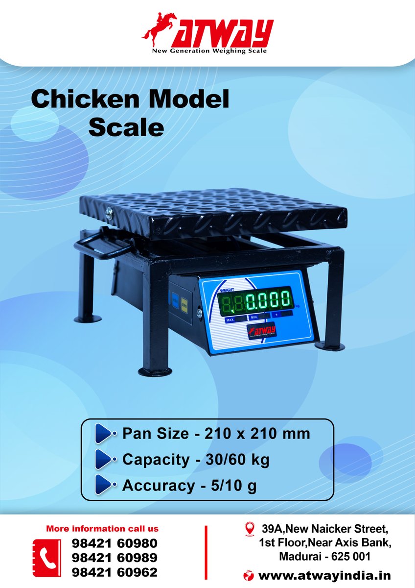 Chicken Model Scale - Atway #atway #weighing #weighingscale #scale #scales #weightlossjourney #loadcell #weighingmachine #weightloss #weighingscales #weight #industrialscale #theweighforward #platformscale #digitalscale #tabletopscale #minifieldscale #chickenmodelscale