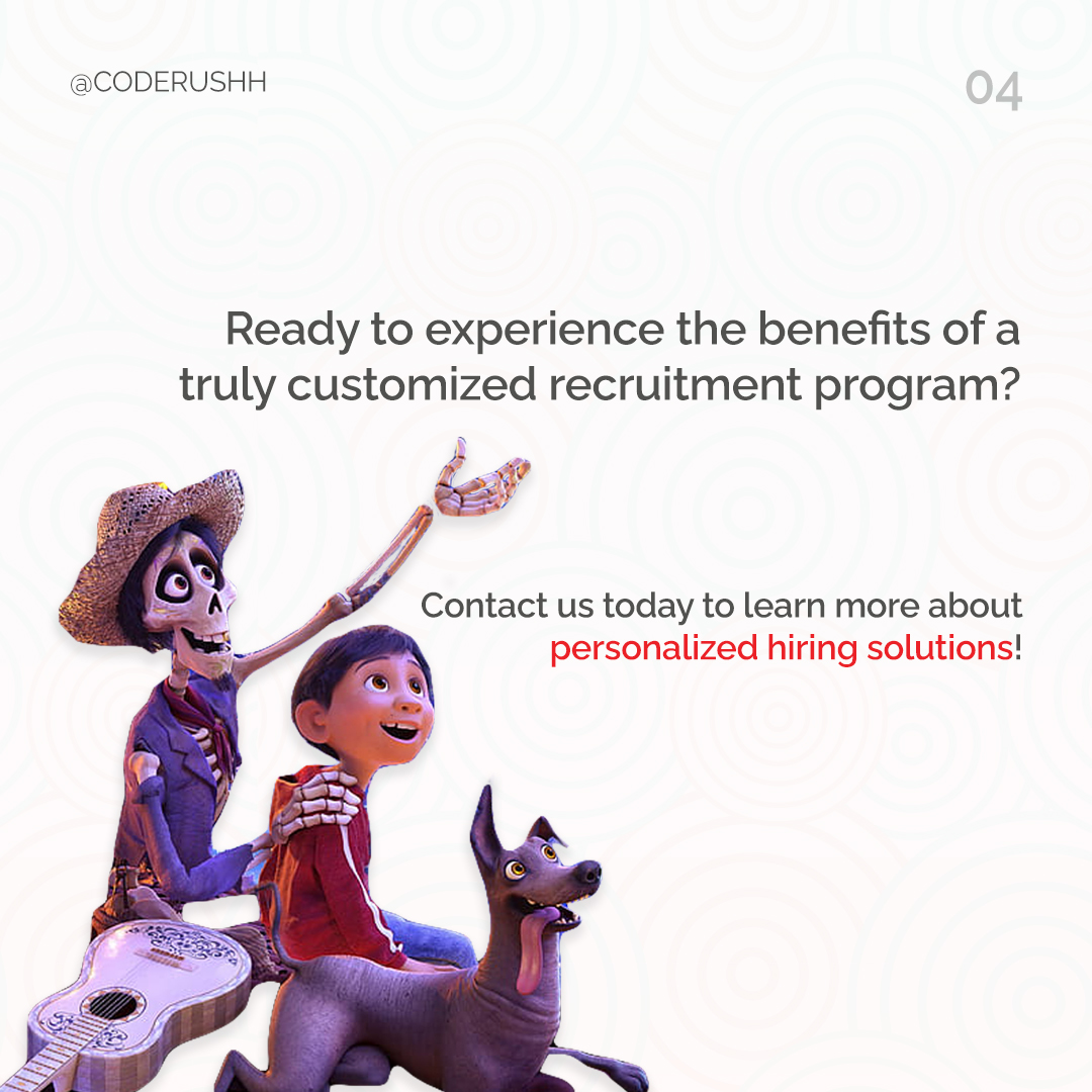 Coderushnepal's tweet image. Say goodbye to cookie-cutter recruitment programs and hello to a customized approach with RecruFit!

Visit us at coderush.com.np/recrufit/ to learn more about RecruFit and transform your hiring process today!

#CodeRush #RecruFit #CustomizedRecruitment #TailoredPrograms