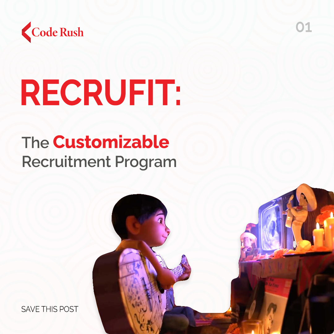 Coderushnepal's tweet image. Say goodbye to cookie-cutter recruitment programs and hello to a customized approach with RecruFit!

Visit us at coderush.com.np/recrufit/ to learn more about RecruFit and transform your hiring process today!

#CodeRush #RecruFit #CustomizedRecruitment #TailoredPrograms
