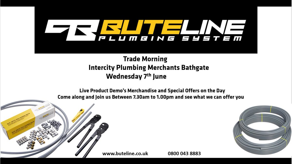 Come and see us at @IntercityPlumb tomorrow from 07:30-13:00 ✅
#Merchandise #Demos #Promotion #TradeMorning #Scotland 🏴󠁧󠁢󠁳󠁣󠁴󠁿
intercityplumbing.co.uk