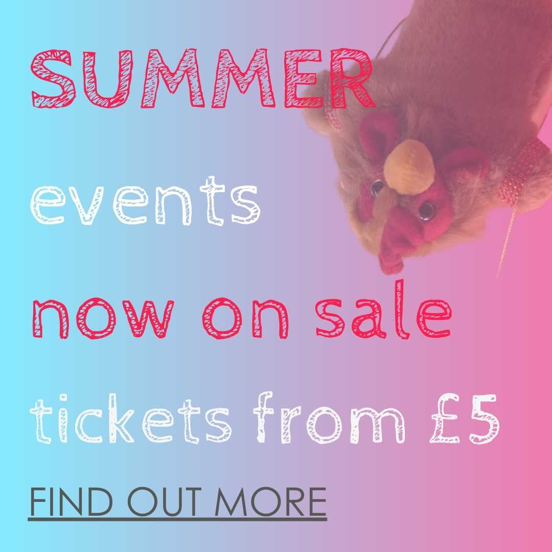 🎉TICKETS for our summer events are now on sale! 🎉

Your chance to experience unforgettable adventures with your family! 

Book your tickets now at: h2hsensorytheatre.com/shop/tickets/🎉

@theloopsurrey, @thesussexmum 

#summer #familyfun #makaton #kidsactivities #SEND #charity
