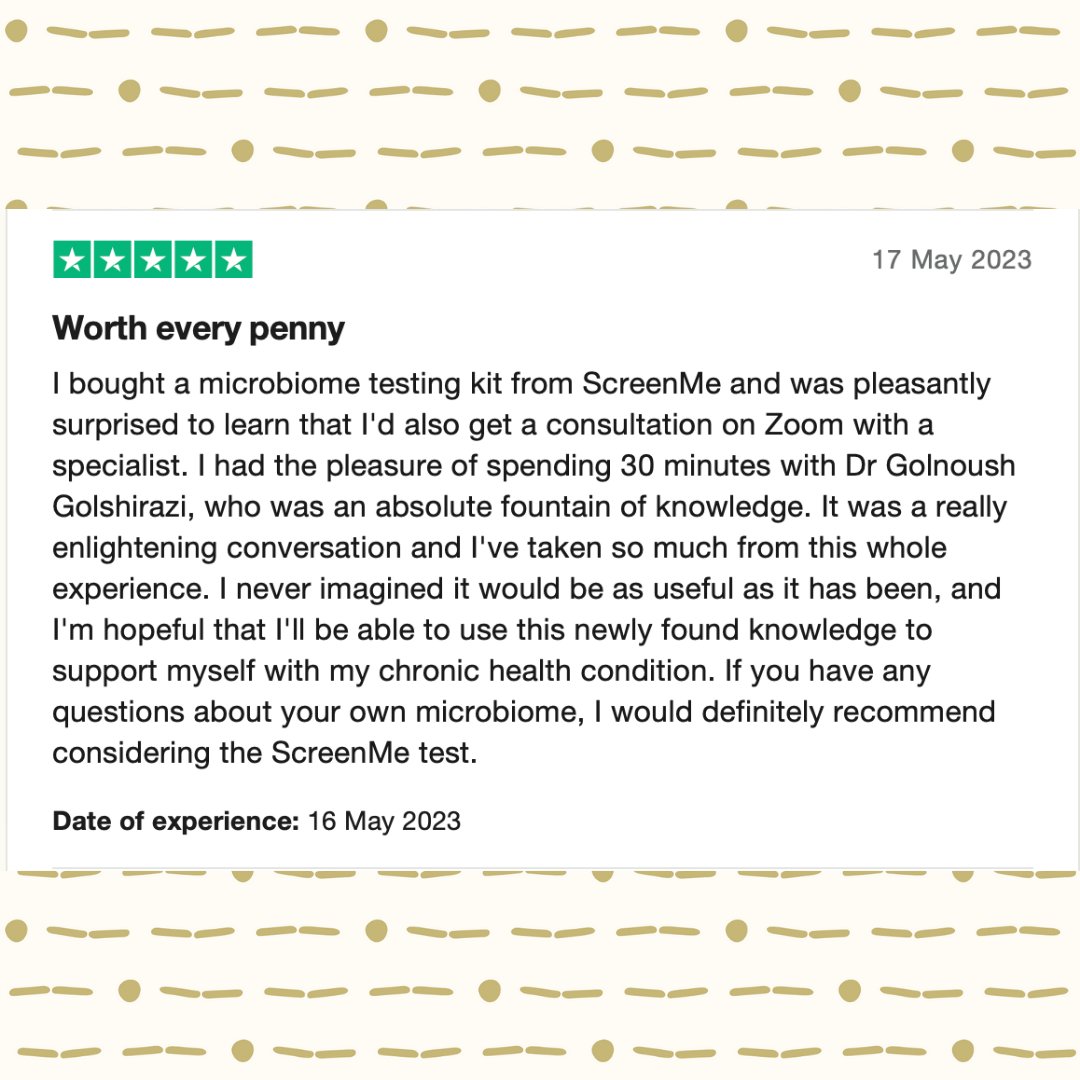 Don't forget that every single one of our tests comes with a free 1:1 online consultation. 🫶

We don't just give you results and leave you - we provide a space where you can be listened to, and learn what your results mean.