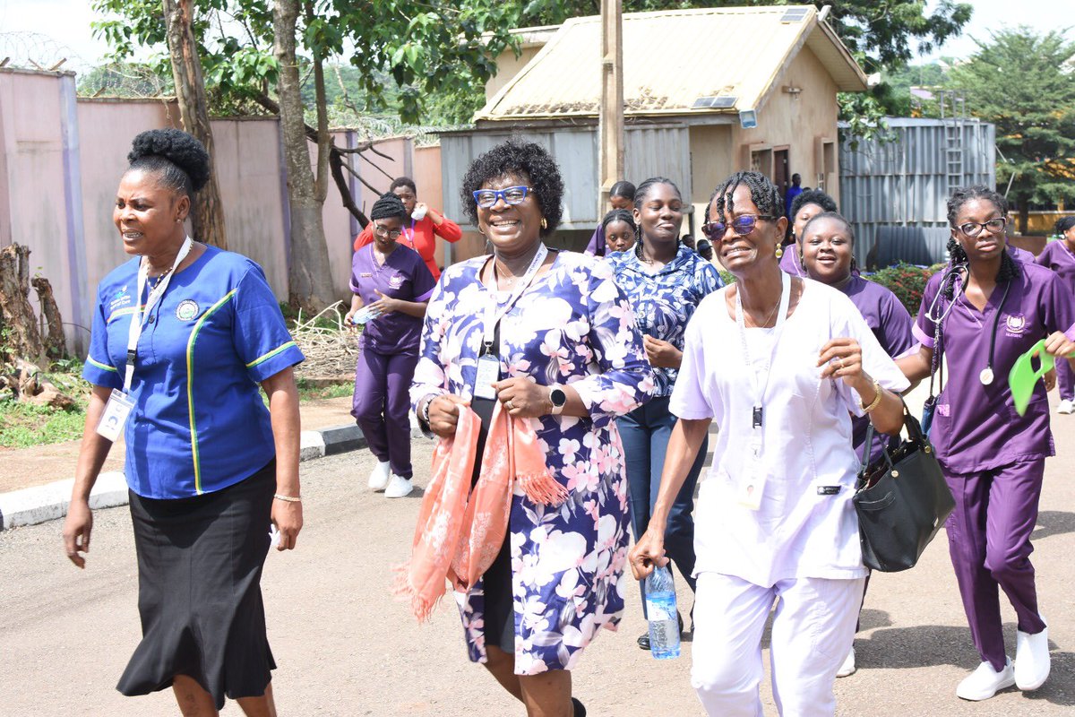 Chrislanduni's tweet photo. #Chrisland University’s Faculty of Nursing holds thanksgiving service to celebrate this year’s Nurses Week and the NMCN increment of Nursing’s indexing quota to 150.

The Week was organized by the Nigerian University Nursing Student Association (NUNSA)Chrisland University Chapter https://t.co/QBnbRtT1Cy