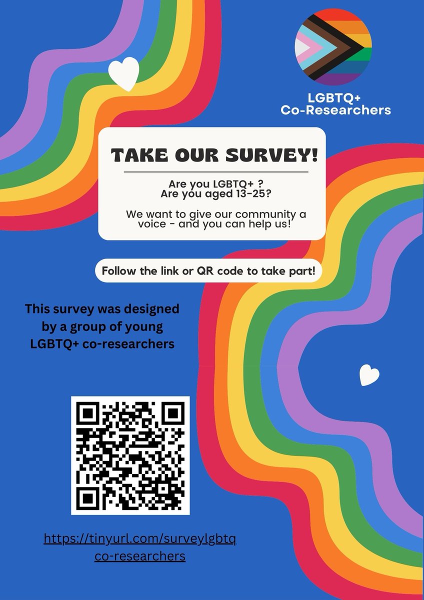 Through this PAR project we have created a survey for young LGBTQ+ people to tell us their thoughts on support for when things go wrong in relationships. Please share and follow us on Instagram! You can even meet some of the team on one of our posts!
instagram.com/stories/lgbtqc…