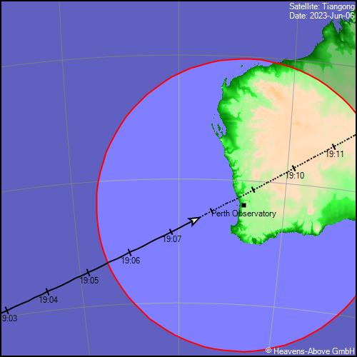 #Perth #WA the Chinese Tiangong Space Station will fly over at 7:05 pm

#perthnews #perthevents #wanews #communitynews #westernaustralia #perthlife #perthtodo #perthhappenings