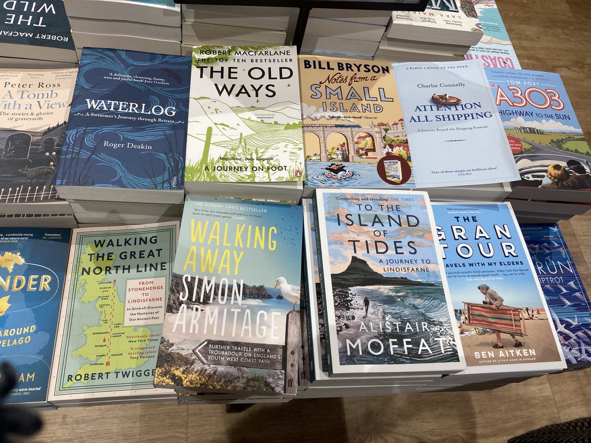 When you go to the nature writing table in the bookshop and so many of the books are written by men, who refer back to other men in the past.  It's easy to think that women just don't write about landscape and history and nature.  But it isn't true.  🧵
