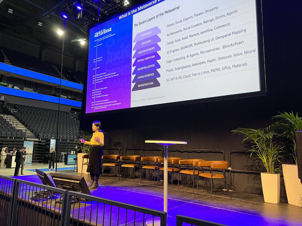 Fantastic keynote from @ChristinaYZhang talking about the role of Metaverse in designing a better & sustainable future for humans and our planet at Tampere Smart City Expo & Conference ✨

@_tscec #tscec #bridg3summit @SmartTampere @BusinessTampere #BeyondTheObvious @VTTFinland