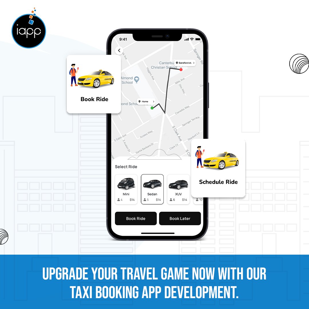 iAppTech_LLP's tweet image. Upgrade your travel game now with our taxi booking app development.
#taxiappdevelopment #taxiapp #mobile #mobileappdevelopment #mobileappdeveloper #mobileappdesign #mobile #taxi #business #businessowner #Travel