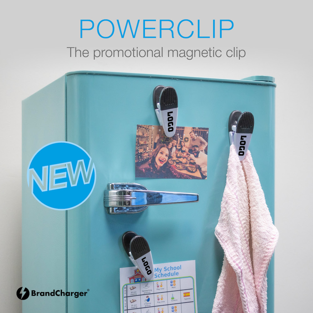 NEW! Powerclip, the promotional magnetic 🧲 clip.

The Powerclip make a practical and thoughtful corporate gift!

#brandcharger #magneticclip #gifting #giftidea #promotionalgifts #corporategifts #corporategiveaways #GiftsandPremiums #brandedmerchandise #brandedgifts #powerclip