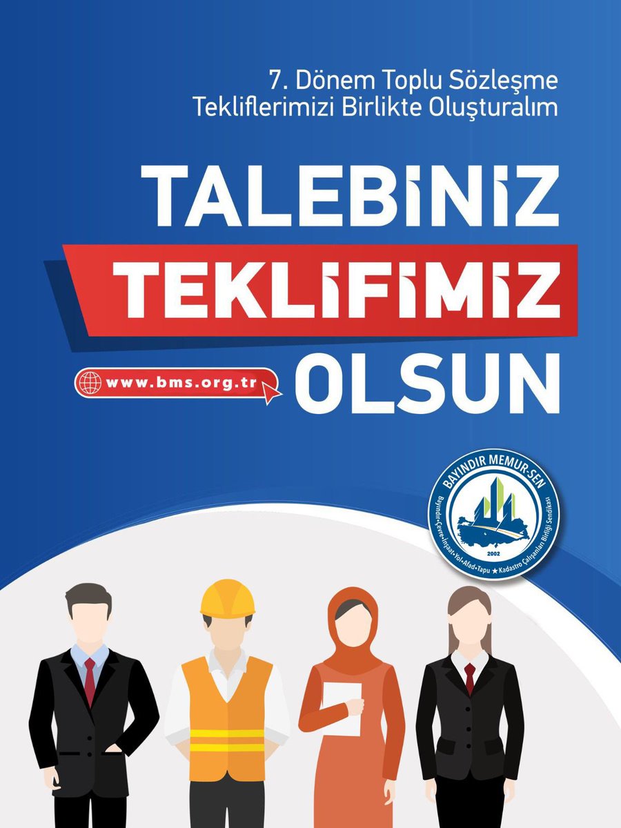 sonertufanoglu's tweet photo. TALEBINIZ 
TEKLIFIMIZ OLSUN 

7. Donem Toplu Sozlesme Tekliflerimizi Birlikte Olusturalim

Bayindir, Cevre, Insaat, Yol, AFAD, Tapu ve Kadastro Calisanlarimizin Kazanimlarina Kazanim Katalim.

#KazandiranSendika
Bayindir Memur Sen 

Talepleriniz Icin: 
https://t.co/eNAaaaT307 https://t.co/Sj4hHJB4F1