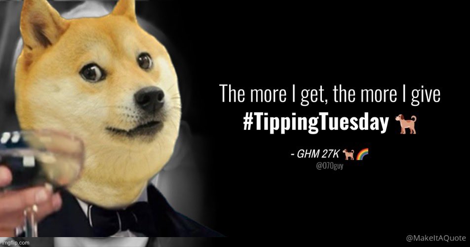 Happy #TippingTuesday