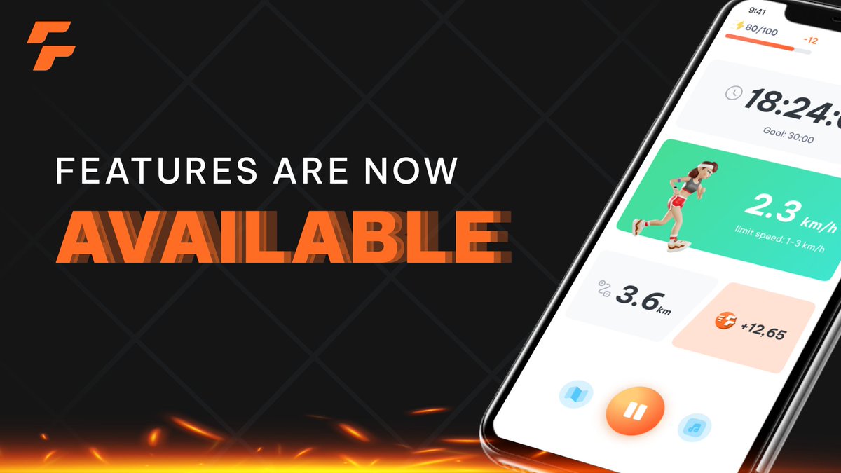 🔔 2 EXCITING RECURRING #FEATURES ARE NOW AVAILABLE!

👉 #Burn $FIU to win #Fitterpasses.
👉 Extend shoe #NFT's #earning function.
10:00 UTC, June 6 - 10:00 UTC, June 13.

*Note
- Please note that these features recur once every two months.
- 1600 $FIU = 1 Fitter pass.

#M2E