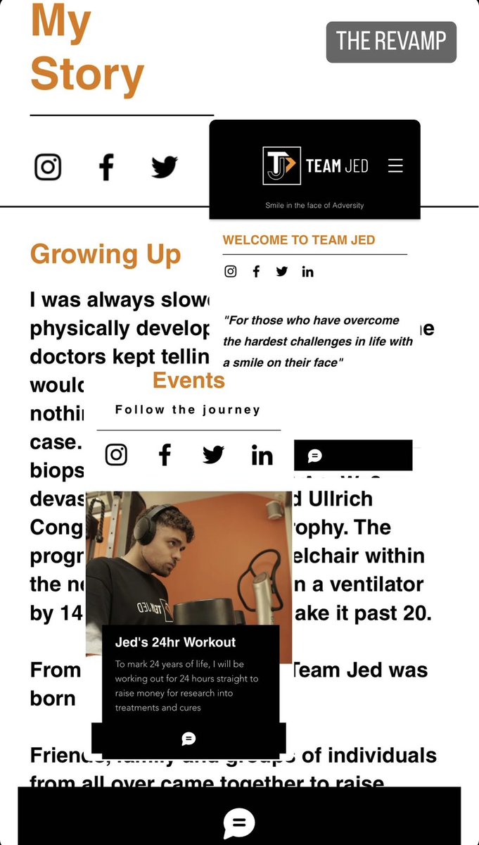 Always improving… visit teamjed.co.uk to stay up-to-date with everything 🧡