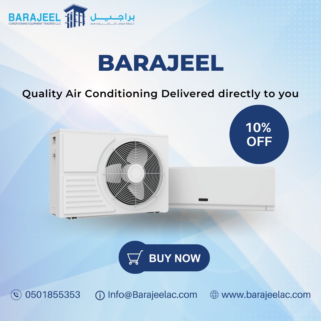 call us now: +971 50 185 5353
#airconditioners #windows #wallmounted #ductedairconditioning
#cassette #Package #floorstanding #aircurtains #GreeAirConditioner #GreeAC #carrier #Freego #Fujitsu #General #Midea #mideaairconditioner
#supergeneral #cooling #coolair #Barajeel