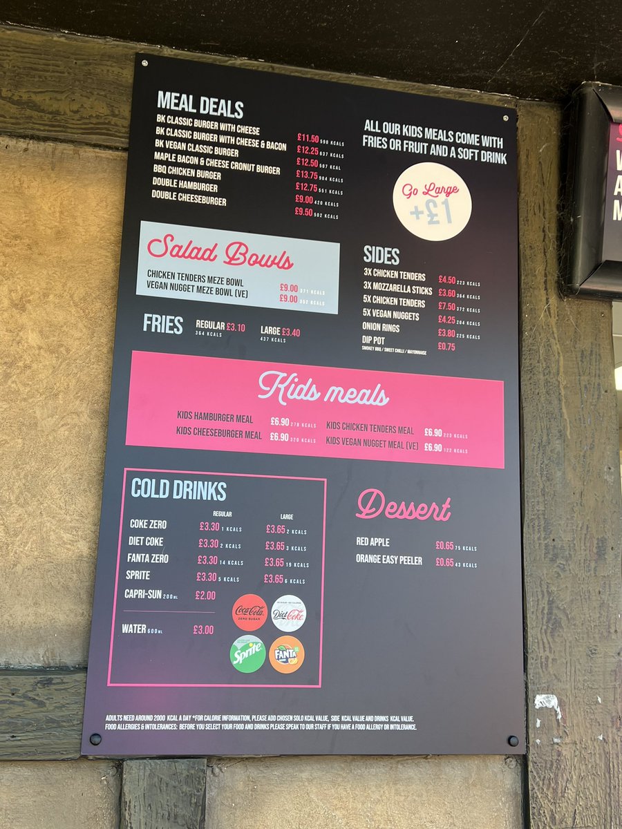 TowersStreet's tweet image. Burger Kitchen in Mutiny Bay has had another new menu recently, the menu remains similar to the last one, with most items staying the same price as previously. (Previous menu on the right).