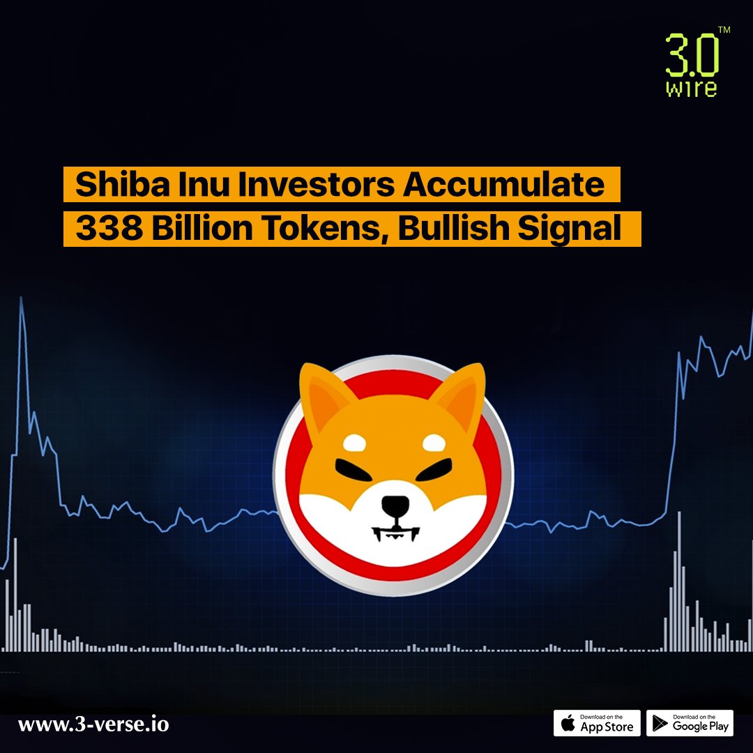 3wireofficial's tweet photo. The market sentiment for Shiba Inu (SHIB) is turning bullish as large-scale investors show support by acquiring billions more tokens than they have sold.
.
.
.
#real3verse #3verse #3wire #ShibaInu #SHIB #crypto #cryptocurrency #memecoin #investors #tokens #bullish https://t.co/tqCNGjODUU