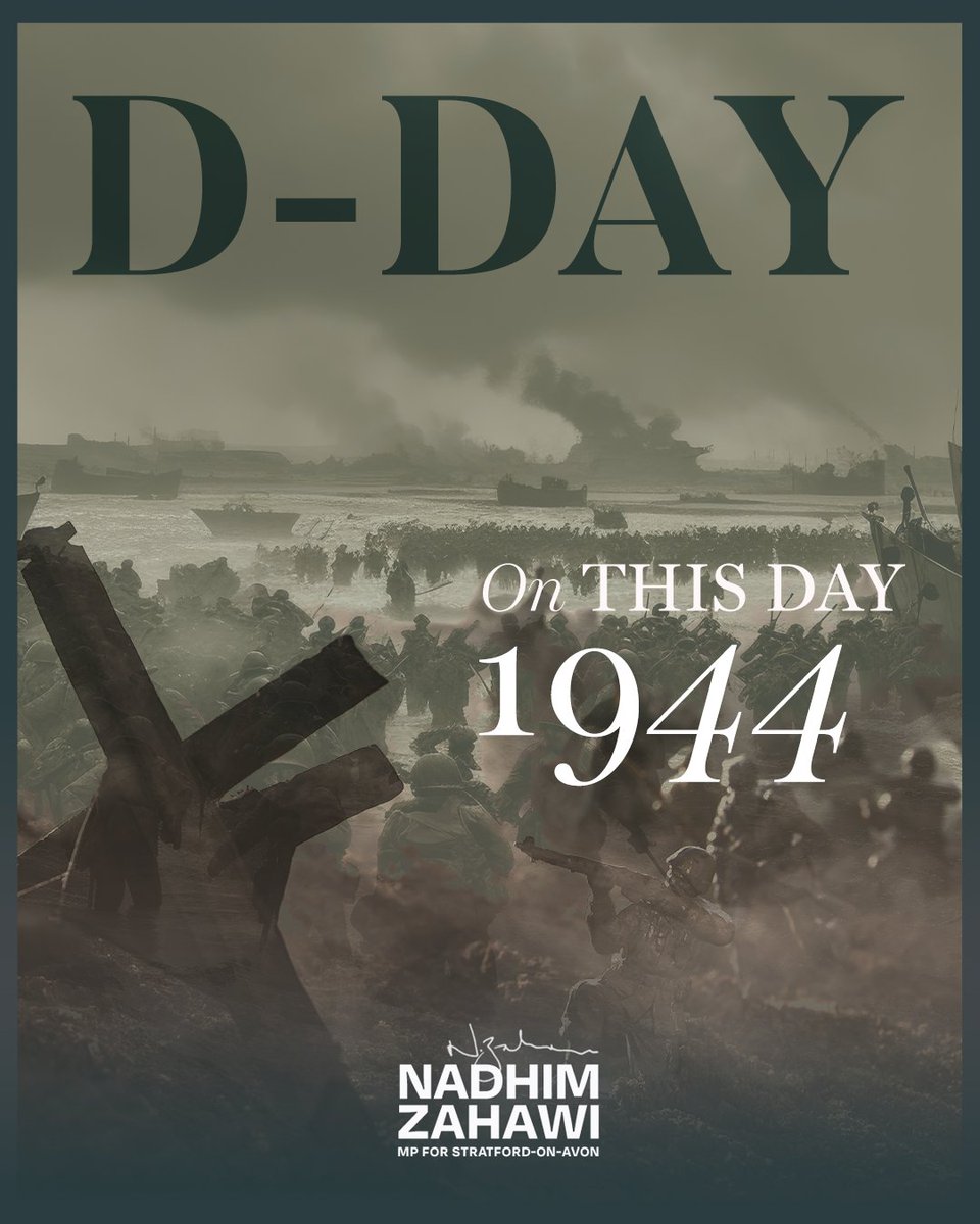 Today, we honour the heroes of #DDay, who fought bravely to defeat tyranny.

We will always remember their sacrifice.