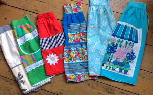 Get a great summery look in your kitchen with our bright #retro #60s aprons. bit.ly/2sGvWiP

#vintageStyle #VintageHome