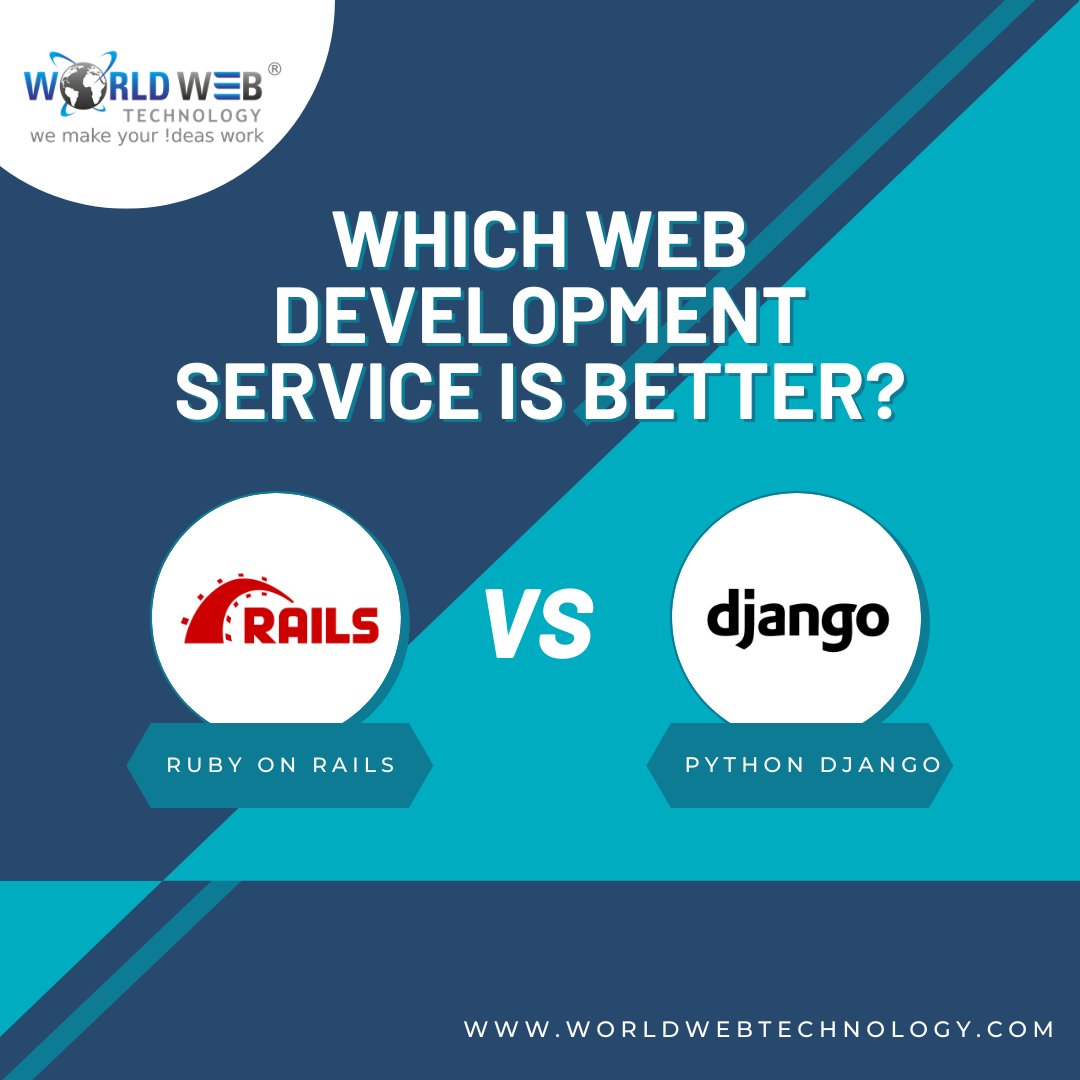 #RubyonRails vs. #PythonDjango

#WorldWebTechnology, a Ruby and #PythonDevelopment Company shares the exclusive comparison between ROR and Python Django.

Read More: bit.ly/42odk4g

#django #python #webframework #webdevelopment #webapplication #websitedevelopment