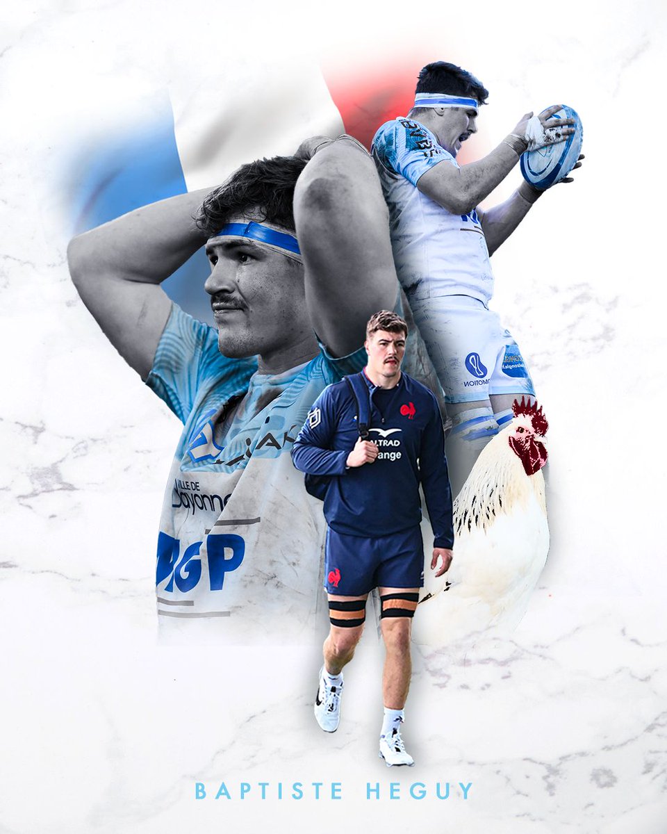 𝔹𝕒𝕡𝕥𝕚𝕤𝕥𝕖 ℍé𝕘𝕦𝕪 𝕔𝕠𝕟𝕧𝕠𝕢𝕦é 𝕖𝕟 é𝕢𝕦𝕚𝕡𝕖 𝕕𝕖 𝔽𝕣𝕒𝕟𝕔𝕖

Fierté pour la formation Bayonnaise puisque notre 3ème ligne, Baptiste Héguy, est convoqué pour un stage avec l'équipe de France pour préparer la coupe du monde.

PUSA BAIONA 🔵⚪