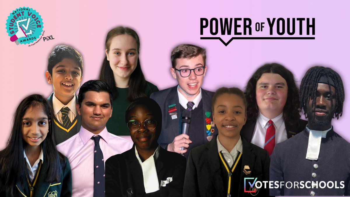 For #PowerOfYouthDay we wanted to take a moment to celebrate some of the incredible young people that entered our #StudentVoiceAwards this year 🎉

Take a look at how they're bringing about change ⬇️⬇️

@iwill_movement @KBuccleuchA @CHSchoolHorsham @Mayflower_High