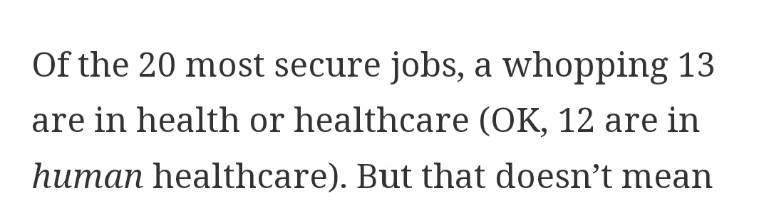 ThisisSoung's tweet photo. As Christians, we don't have to do any research to know what kind of jobs have the most security. In a fallen world under God's judgment, disease and death are inevitable. This really isn't surprising 
https://t.co/wppDFAaqvF 

#KnowtheBible #KnowReality #BiblicalInsight https://t.co/ovPRSkQjeX