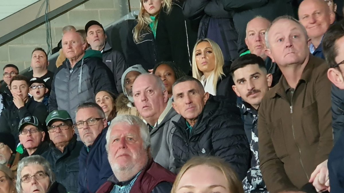 FrogBenny's tweet photo. @Argyle @SkyBetLeagueOne My favourite photo shows myself and some fellow South Wales Argyle Greens looking pensive  / anxious away at Burton Albion (back in November)... Little did we know just how brilliantly the season would end https://t.co/BqztCT0GBT