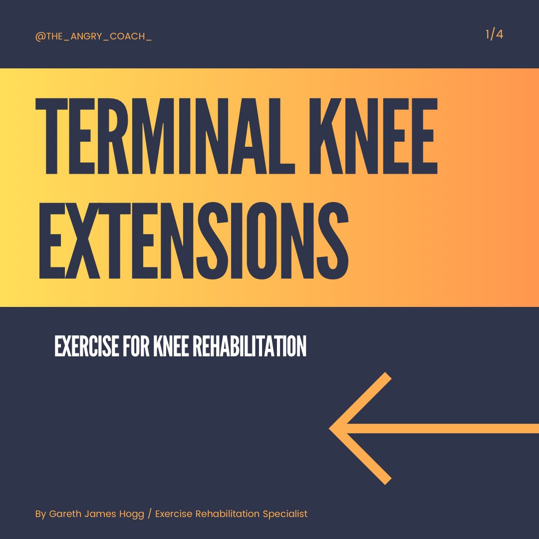 Gareth__JH's tweet photo. 🦵🏼 Simple Exercise for knee-rehabilitation

#exercise #rehabilitation #strength #fitness https://t.co/jrvemKWZSu