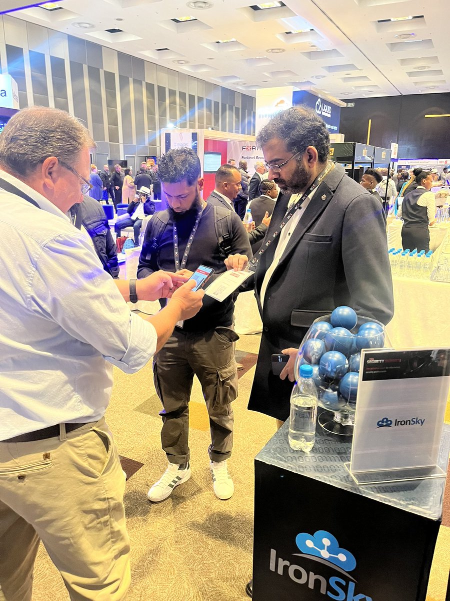 IronSkySecurity's tweet image. Proud sponsor of the IT web security summit! 
Visit our stand today &amp;amp; tomorrow to win cool prizes! 

#itwebsecuritysummit2023 #itwebsecuritysummit
#itwebinar #itweb #itsummit #ironsky #cybersecurity 
#cyberadvisory #cyber #hacks