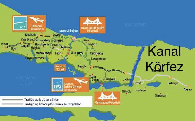 Kanal İstanbul yerine Kanal Körfez projesi yapılsın, Kocaeli körfezi yıllardır leş gibi ve bu yolla körfeze Karadeniz suyu inmiş ve temizlenmiş olur. İstanbul zaten kalabalık nüfusun bir kısmıda doğu Marmara’ya kaymış olur. #kanalistanbul