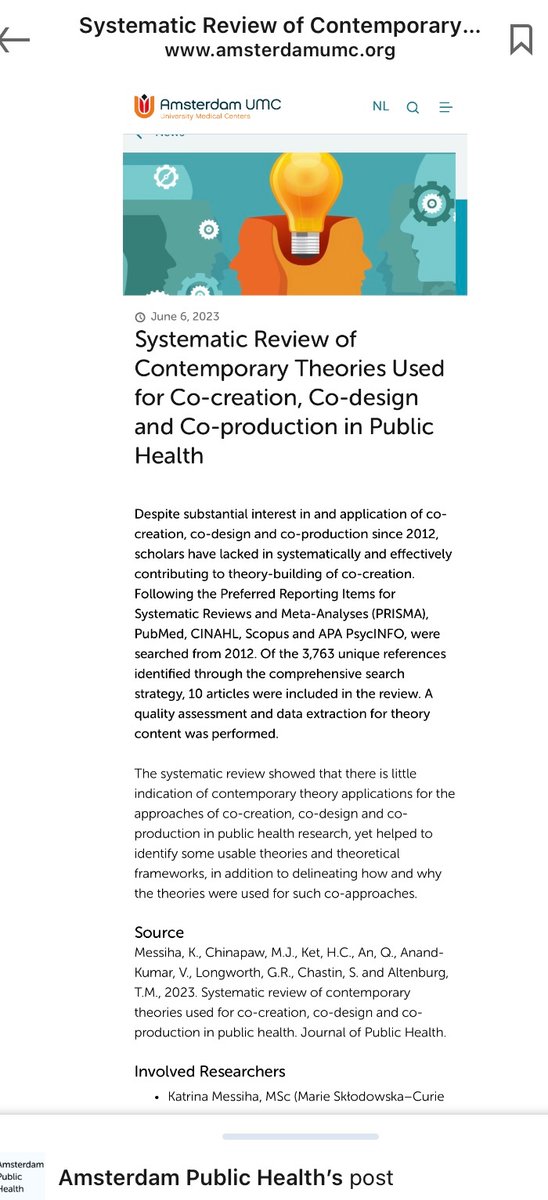 Health CASCADE (@health_cascade) on Twitter photo <a href="/APH020/">Amsterdam Public Health research institute</a> and <a href="/amsterdamumc/">Amsterdam UMC</a> just released #press about Messiha K et al.โs recently published systematic review <a href="/OxfordJournals/">Oxford Journals</a> โจ ๐ช๐ผโ๏ธ
Source:
amsterdamumc.org/en/research/inโฆ <a href="/APH020/">Amsterdam Public Health research institute</a> and <a href="/amsterdamumc/">Amsterdam UMC</a> just released #press about Messiha K et al.โs recently published systematic review <a href="/OxfordJournals/">Oxford Journals</a> โจ ๐ช๐ผโ๏ธ
Source:
amsterdamumc.org/en/research/inโฆ