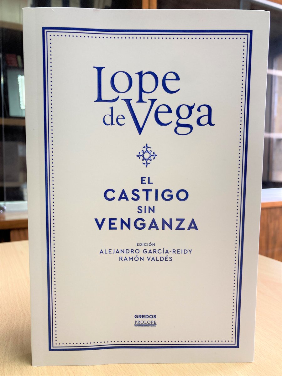 New publication alert! 🚨 One of the greatest tragedies of all time, "El castigo sin venganza",  now  has an updated critical edition prepared by Ramón Valdés and myself, published by Gredos (<a href="/RBALibros/">RBA Libros</a>) with the support of <a href="/ProlopeUab/">Prolope</a>.

Incest!
Politics!
Murders!
It has it all!
