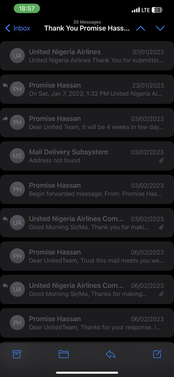 rayz4lyf's tweet photo. It took me a while to decide that I want to bring this to the social space.
⁦@flyunitedng⁩ 

Dear ⁦@flyunitedng⁩

My flight was canceled on 06/01/2023

I requested for refund on the same day

It was promised that it it takes 40days.

It has been about 120 days https://t.co/DO5JJ0MJ0B