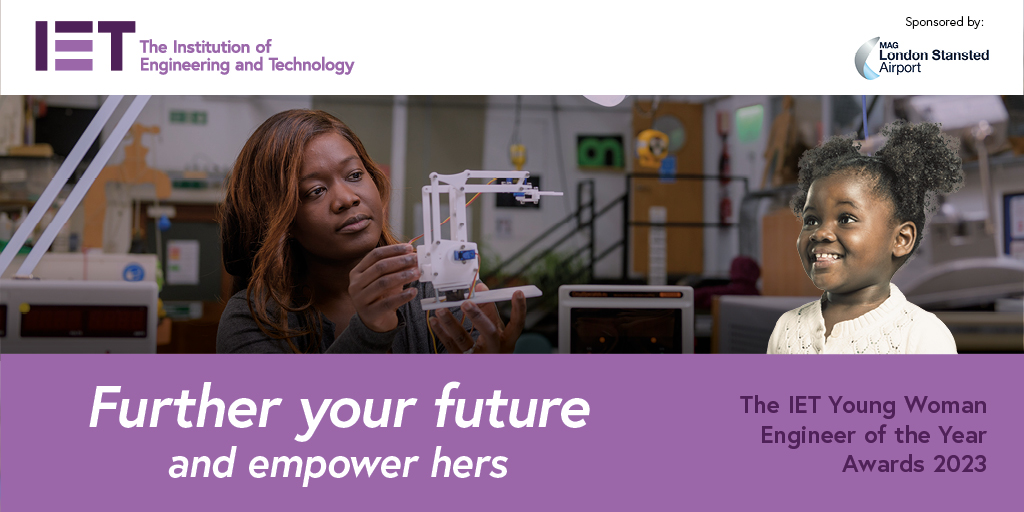 We’re proud to be sponsoring this year’s @theIET Young Woman Engineer of the Year Awards. 🏆 

Are you passionate about #STEM and engaging others into engineering? 💭   
Then apply today! 

📝 Applications close 3rd July 2023: bit.ly/3ZtI2ri #IETywe #WomenInSTEM