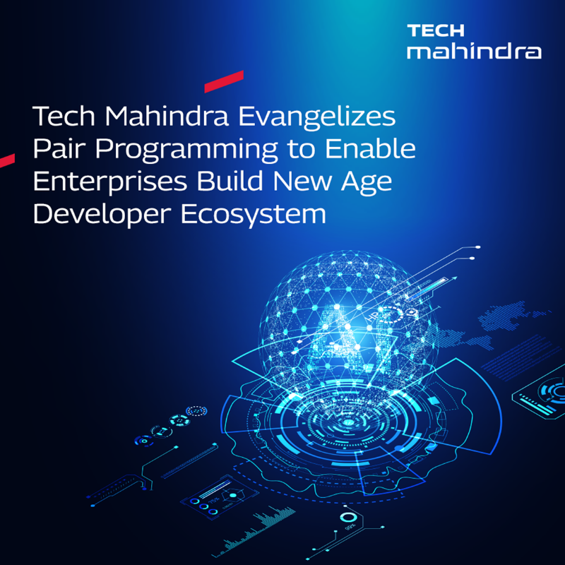 tech_mahindra's tweet photo. Tech Mahindra evangelizes #PairProgramming to enable enterprises build new age developer ecosystem. The adoption of pair programming will empower enterprises to increase efficiency, improve developer productivity, and reduce errors.

More: https://t.co/HlWVWVQD6k

#techMamplifAI