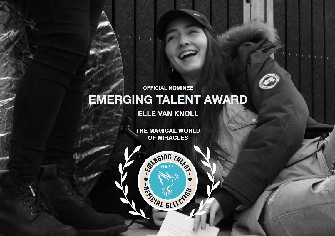 Elle van Knoll (@ellevanknoll) on Twitter photo Thank you <a href="/NRFFest/">New Renaissance Film Festival π</a> for the EMERGING TALENT nom! Super humbled & grateful ππ» Thank you <a href="/NRFFest/">New Renaissance Film Festival π</a> for the EMERGING TALENT nom! Super humbled & grateful ππ»