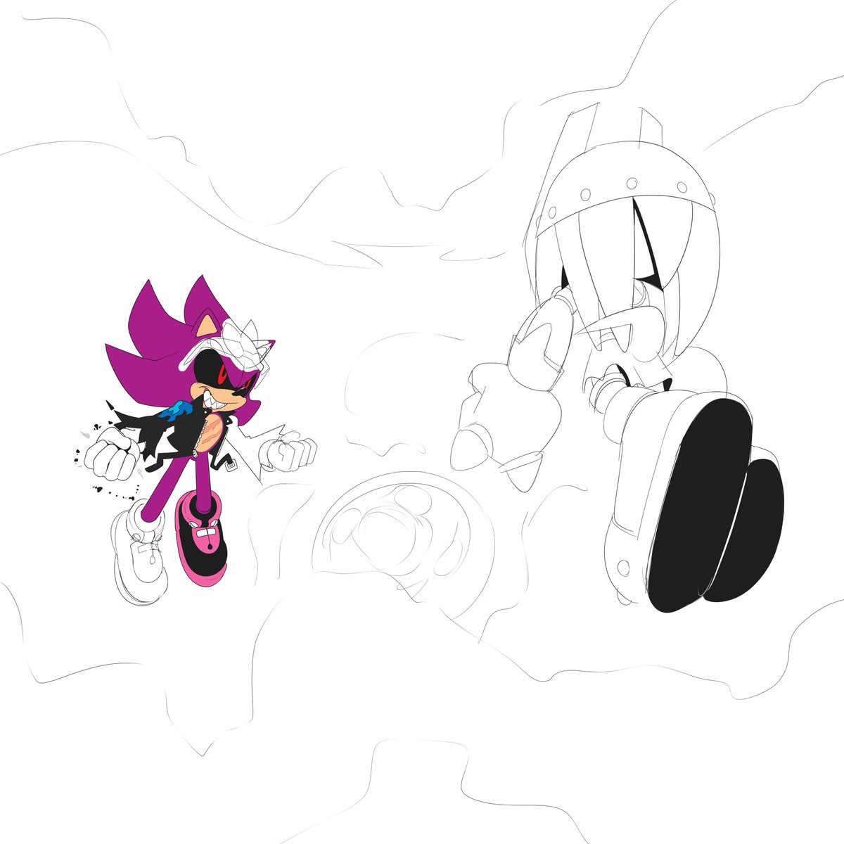 BlueSpeedNo1's tweet photo. Super Scourge Vs Enerjak Knuckles (WIP)
#Scourge #scourgethehedgehog #enerjakknuckles #Knuckles #KnucklesTheEchidna #enerjak #ArchieSonic #archiesoniccomics #superscourge #SonicTheHedeghog #sonic https://t.co/MIIQ4PDIVC