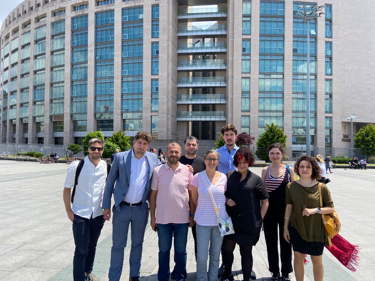 Ahead of Büyükada/Rights Defenders Case, we are at Courthouse.

AI Germany Director (<a href="/amnesty_de/">Amnesty Deutschland</a>) @w_nemitz, Christoph Alberts from our International Board, AI Turkey Chair @keremdikmenn and AI Turkey Director <a href="/ruhat_sena_/">Ruhat Sena Akşener</a> are present at the courthouse to monitor the hearing.