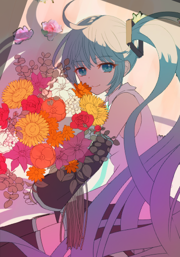 初音ミク 「WIP」|アザカ　雪ミク最終候補３番🍚のイラスト