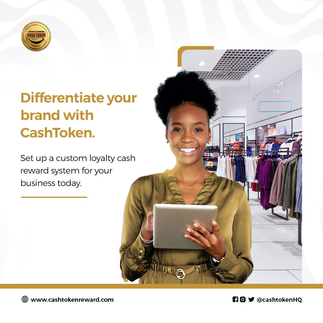 CashTokenHelp's tweet image. Go a step further in setting up your business for good success by creating a loyalty reward program your customers can not resist.

With CashToken as your reward partner, you and your customers can smile to the bank. 

Visit cashtokenreward.com
To get started