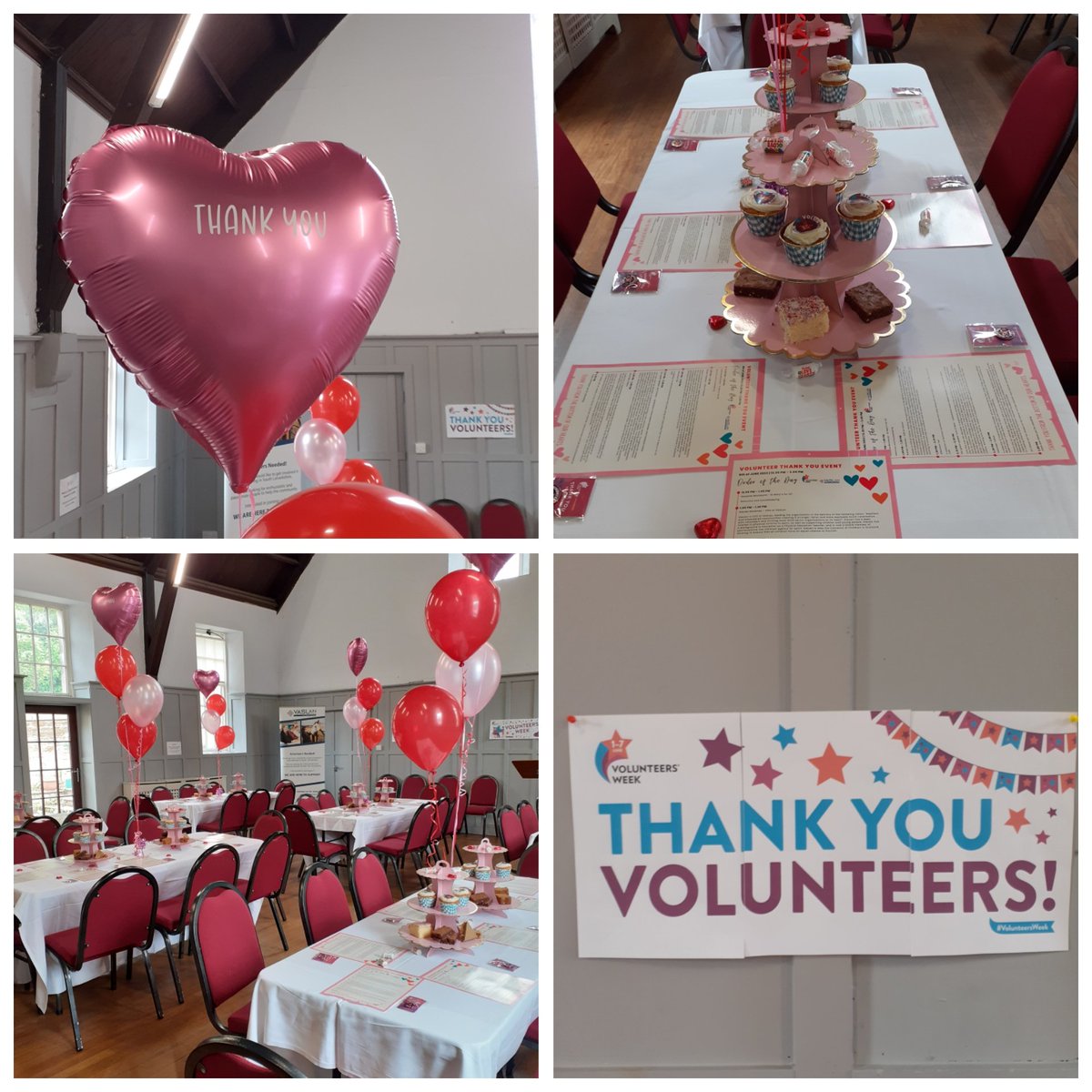 Just about ready for our #volunteersweekscot celebration event.