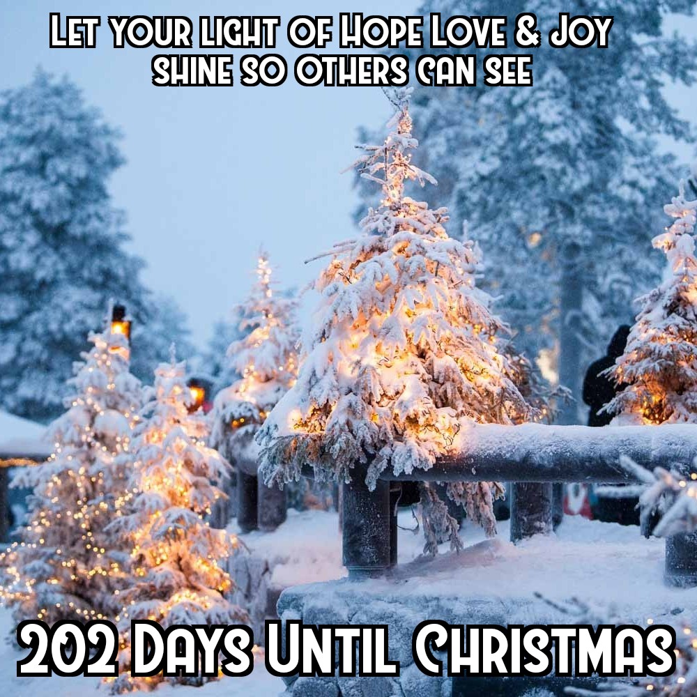 Happy Tuesday Everyone! Be a beacon of Hope, Love and Joy for all the world to see. Have a blessed day and be a blessing.

#christmascountdown #christmas #countdowntochristmas #HopeLoveJoy #blessing #blessed #tuesday #believe #share #eastcoastsanta