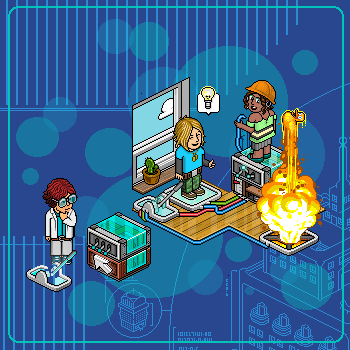 MeuHabblet's tweet photo. Olá comunidade! 💙

Tem novidade na área! As atualizações dos wireds estão a todo vapor no nosso sandbox, e os queridos wireds testers já estão explorando todas as novas possibilidades! Fiquem atentos à tag #Habblet para acompanhar todas as novidades que nossos testers compartilharão ao longo dos próximos dias!