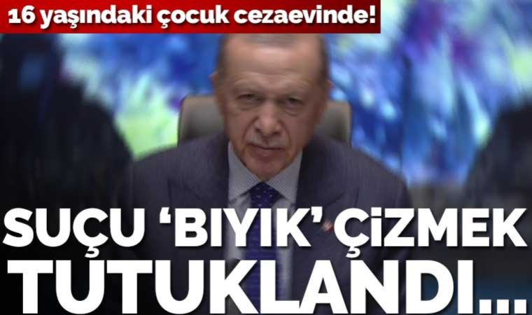 Erdoğan’ın afişine bıyık yapan 16 yaşındaki çocuk tutuklandı

cumhuriyet.com.tr/siyaset/erdoga…