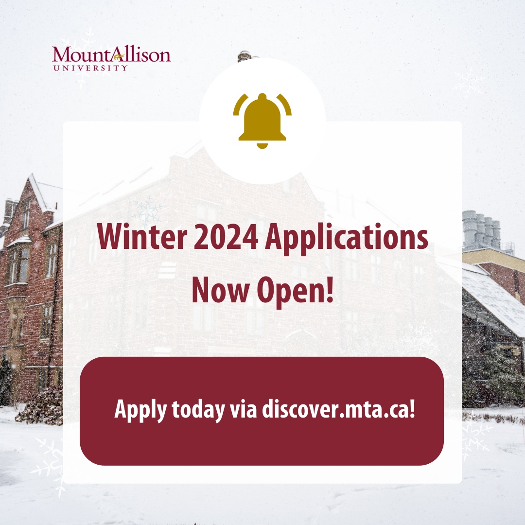 We are now accepting applications for the Winter 2024 term! Apply today via discover.mta.ca. Questions? Reach out to us at admissions@mta.ca. 

#onmywaytomounta #futuremountie