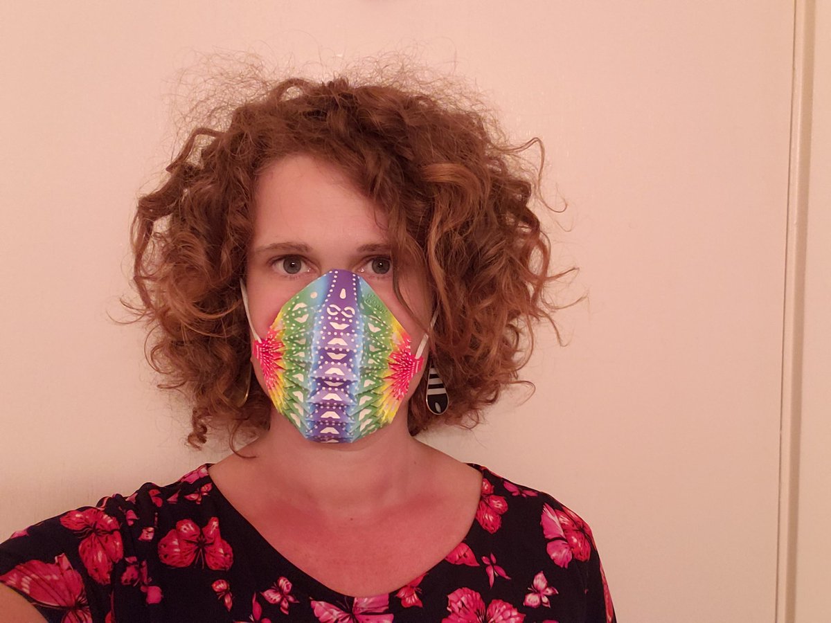 If you're looking for me at #CSC2023, I'm told I'm easily recognizable by my mask and my hair. Happy pride month, chemists!