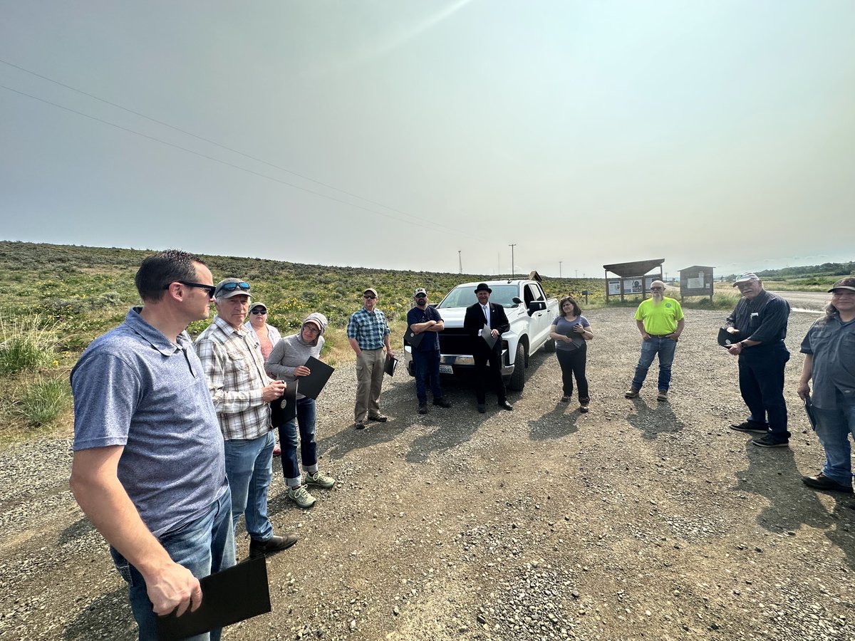 IdahoWaterUsers's tweet photo. Recently, stakeholders from #Idaho toured #Yakima to learn from the successes and challenges of #YBIP. A great opportunity to see #collaboration in action https://t.co/GIHvM3FUDC