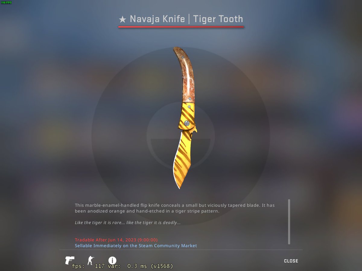 🎁GIVEAWAY 
🔪★ Navaja Knife | Tiger Tooth (Factory New)

To enter: 
💖Like + RT 🔁
✅Follow: <a href="/bLYYYPLAYS/">bLYYY</a> + <a href="/EsportManager_/">EsportManager</a> 
✅Tag 1 Friend

Winner drawn on Monday, June 19
#CSGO #Knife #Giveaway