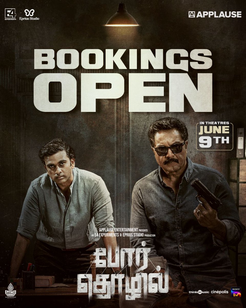 #PorThozhil Bookings Open Now

In Cinemas From June 9th