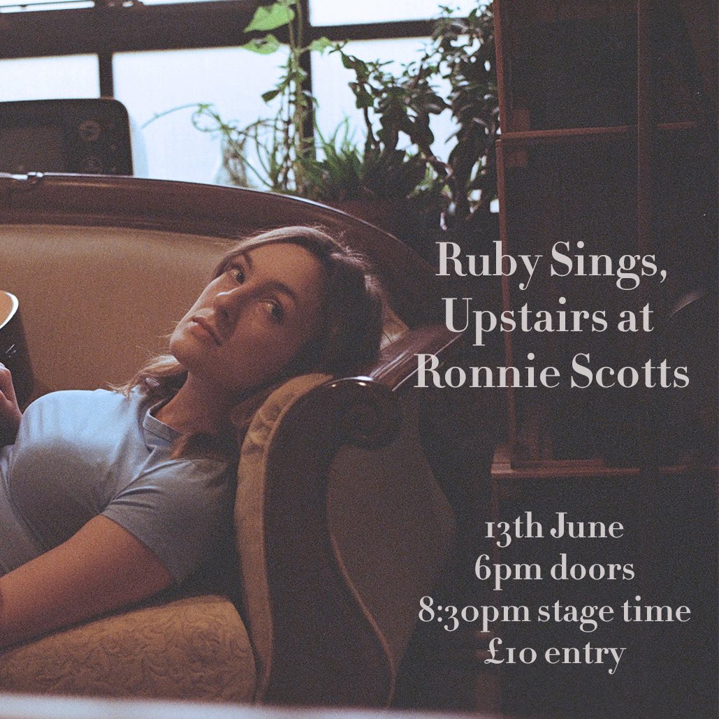 My next originals gig will be next Tuesday at the legendary Ronnie Scotts for @rubysingsandjams ✨ I’ll be playing along side some other great artists! Who’s coming?? @officialronnies